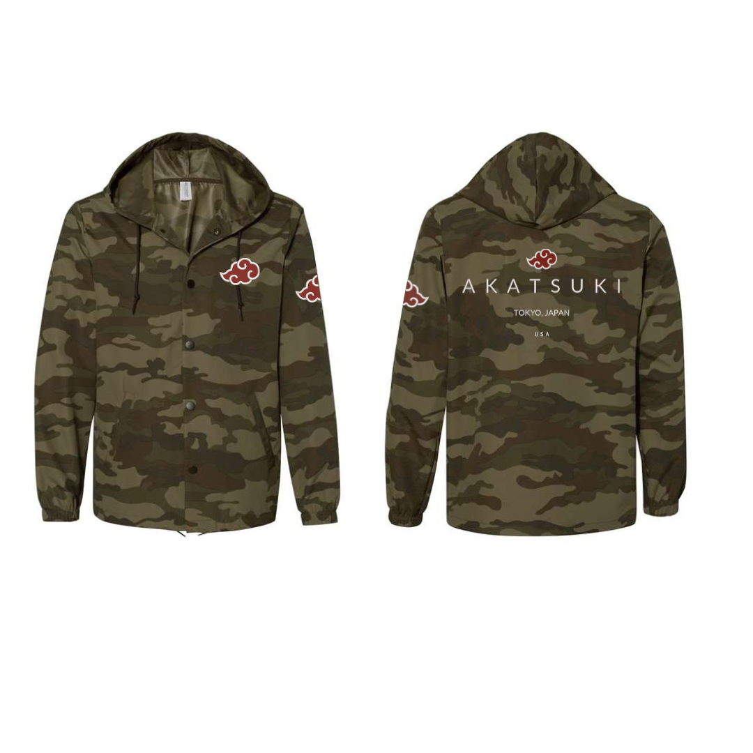 Clouds Windbreaker - Embroidered in 3 Areas (Camo)