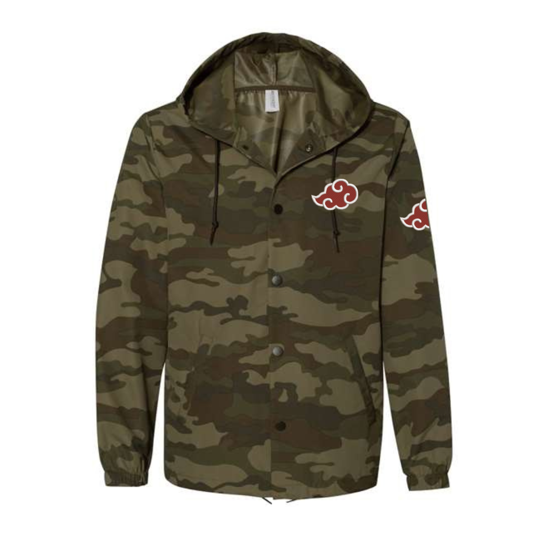 Clouds Windbreaker - Embroidered in 3 Areas (Camo)