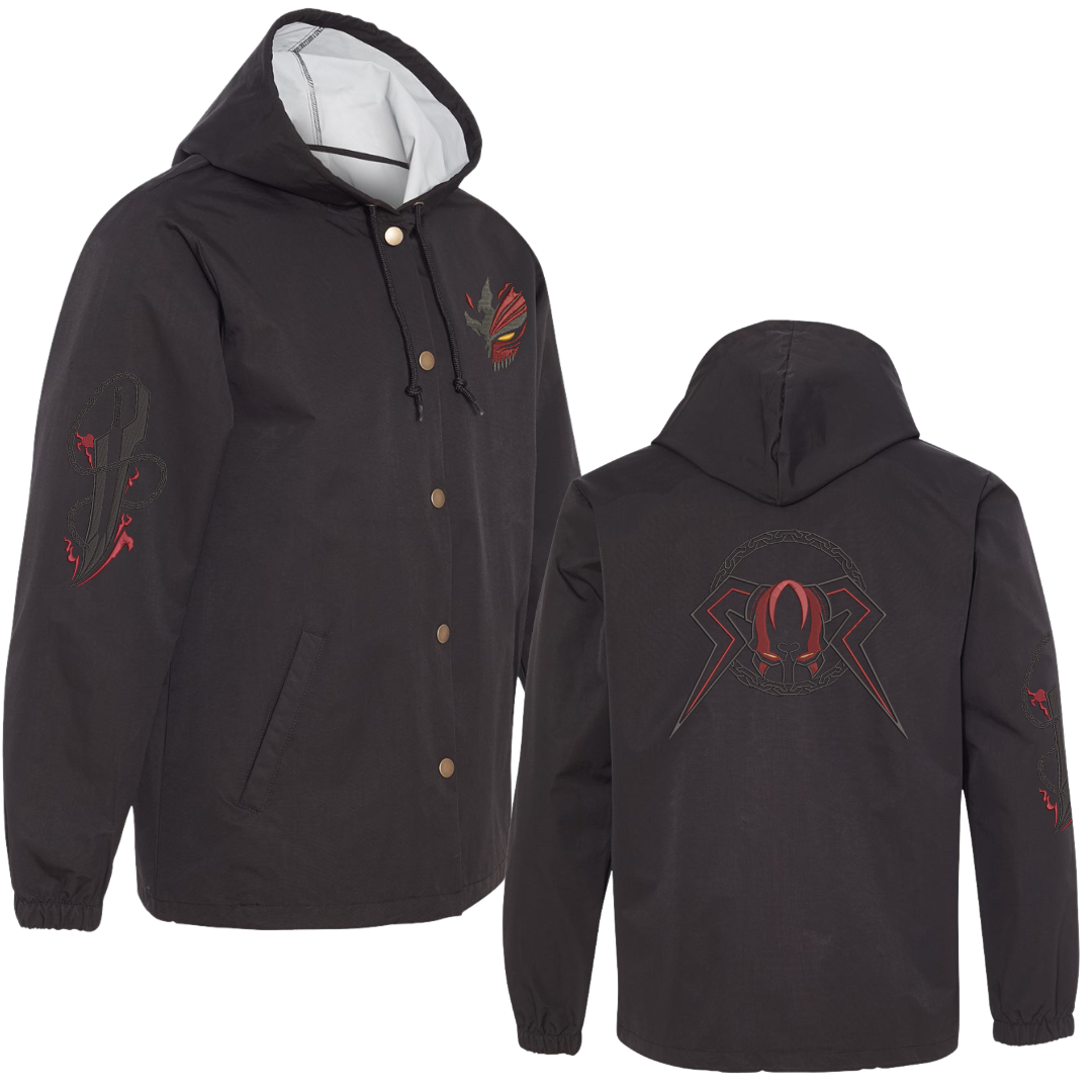 Hollow-Bankai Windbreaker - Embroidered in 3 Areas