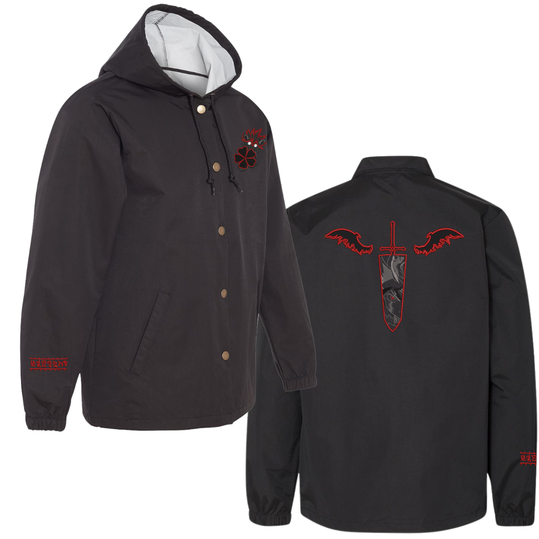 Demon π°πππ βΏ Windbreaker - Embroidered in 3 Areas