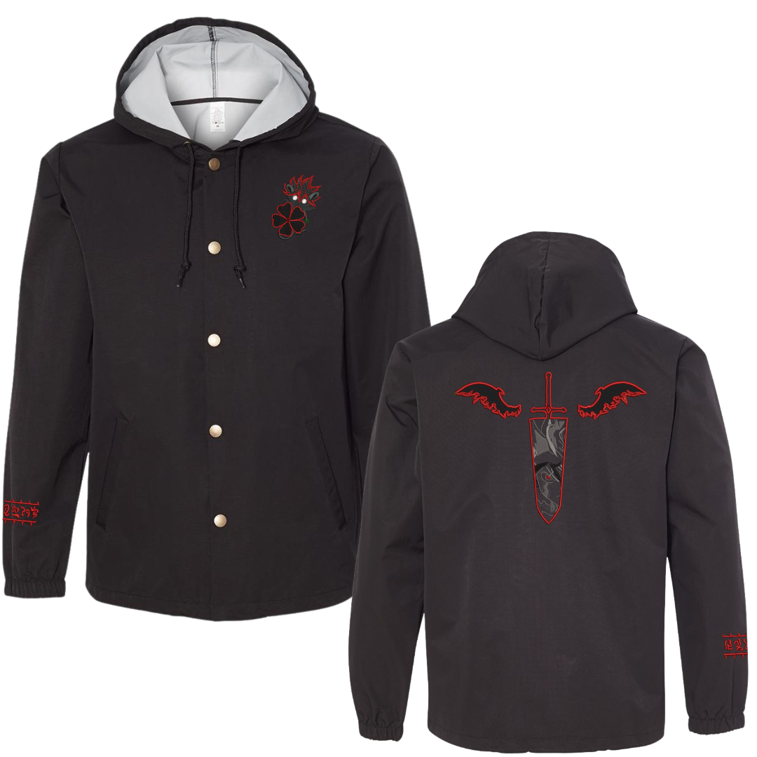Demon π°πππ βΏ Windbreaker - Embroidered in 3 Areas