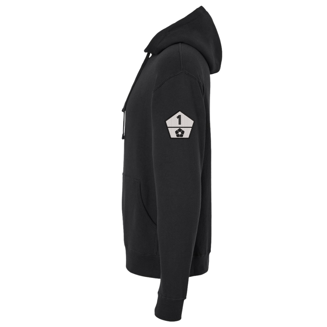 B-Lock Ranks Black Hoodie (Embroidered in 2 Areas)