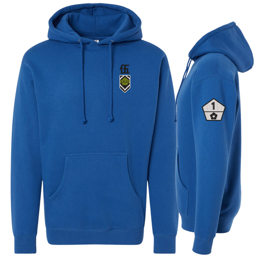 B-Lock Ranks Blue Hoodie (Embroidered in 2 Areas)
