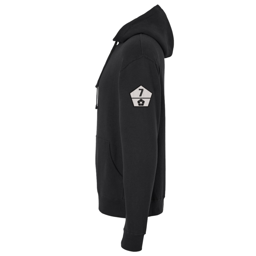 B-Lock Ranks Black Hoodie (Embroidered in 2 Areas)