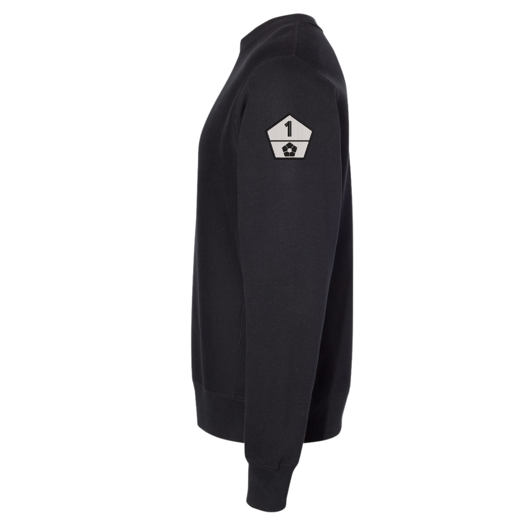 B-Lock Ranks Black Crewneck (Embroidered in 2 Areas)
