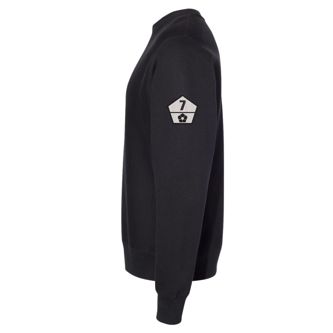 B-Lock Ranks Black Crewneck (Embroidered in 2 Areas)
