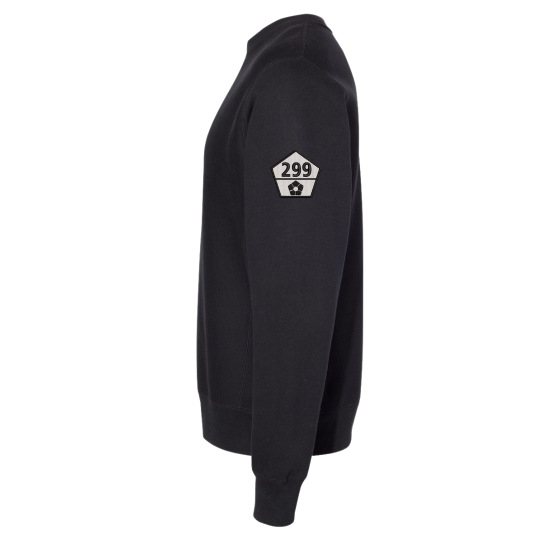 B-Lock Ranks Black Crewneck (Embroidered in 2 Areas)