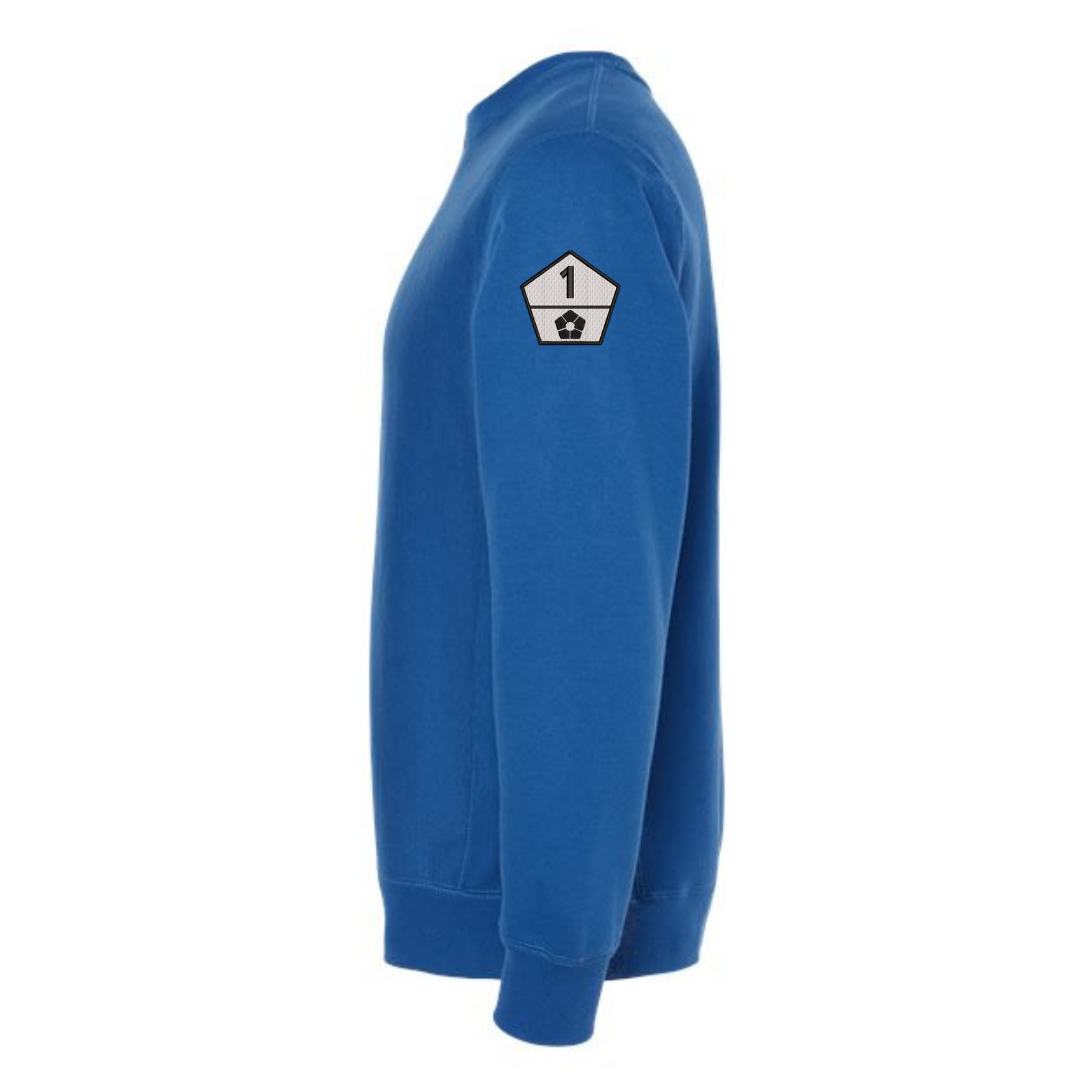 B-Lock Ranks Blue Crewneck (Embroidered in 2 Areas)