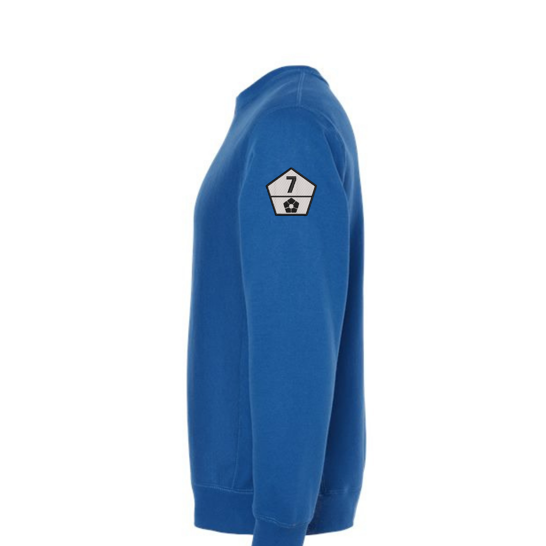 B-Lock Ranks Blue Crewneck (Embroidered in 2 Areas)