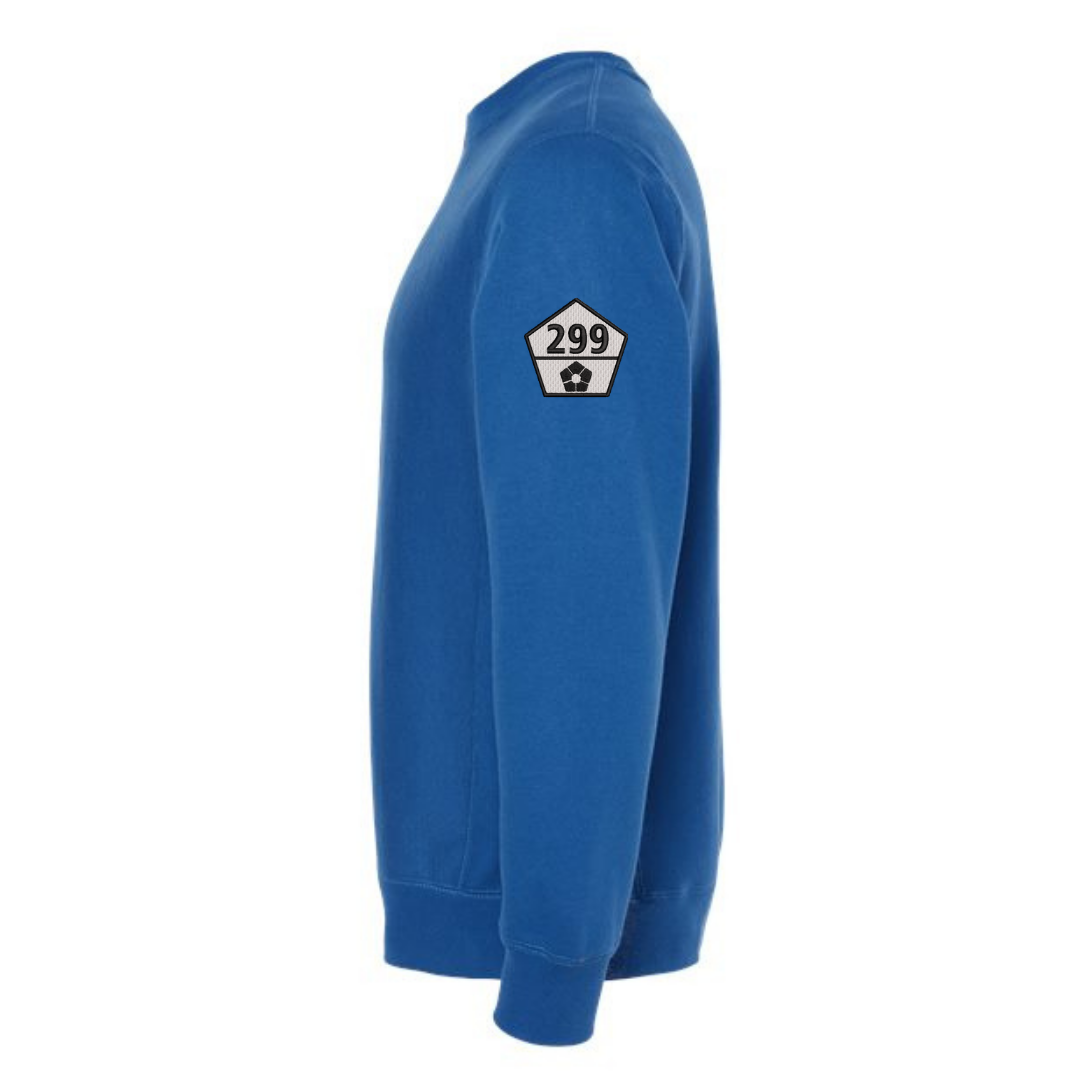 B-Lock Ranks Blue Crewneck (Embroidered in 2 Areas)