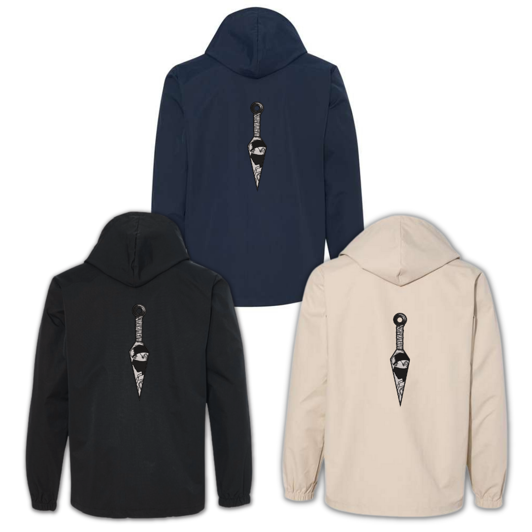 Ninja Windbreaker - Embroidered in 3 Areas