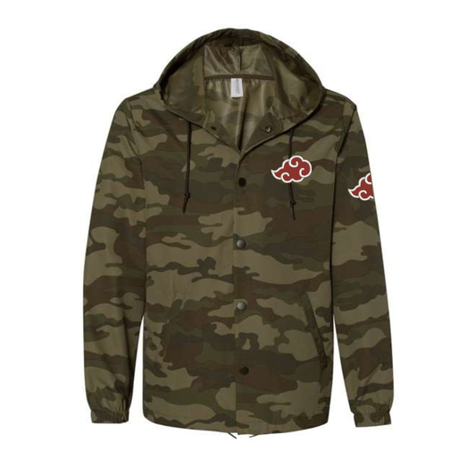 Clouds Windbreaker - Embroidered in 3 Areas (Camo)
