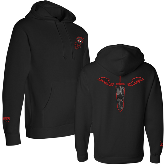 Demon 𝙰𝚜𝚝𝚊 ✿ Hoodie (Embroidered in 3 Areas)